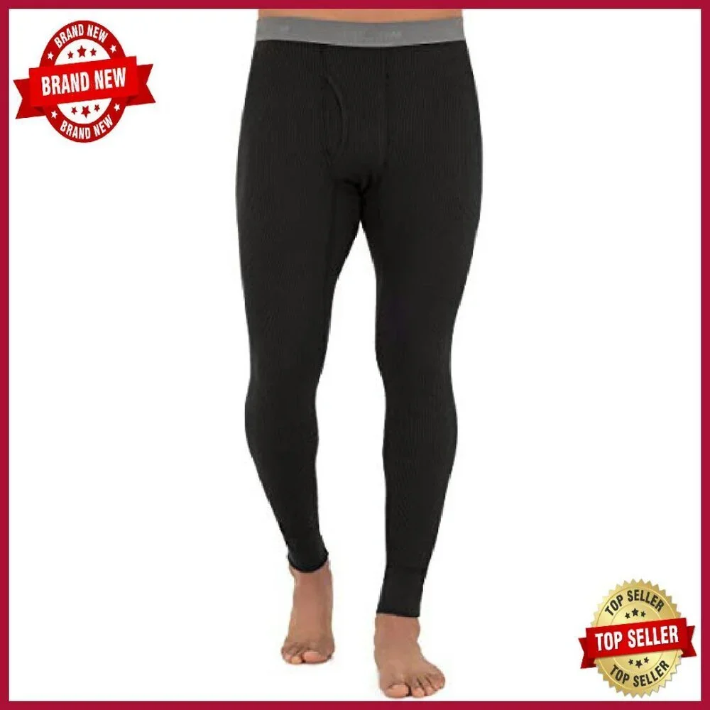 Men's Thermal Underwear Set Recycled Waffle Knit Moisture-Wicking
